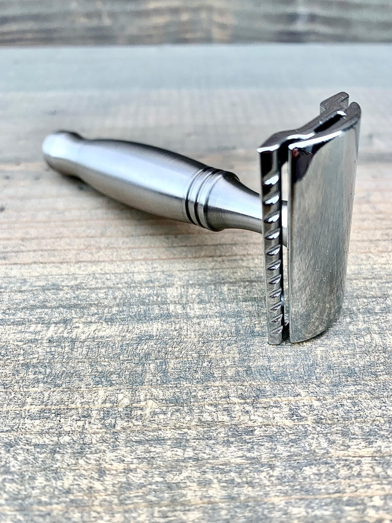 Value Pack: Safety Razor + 50 More Blades — Western Razor Co