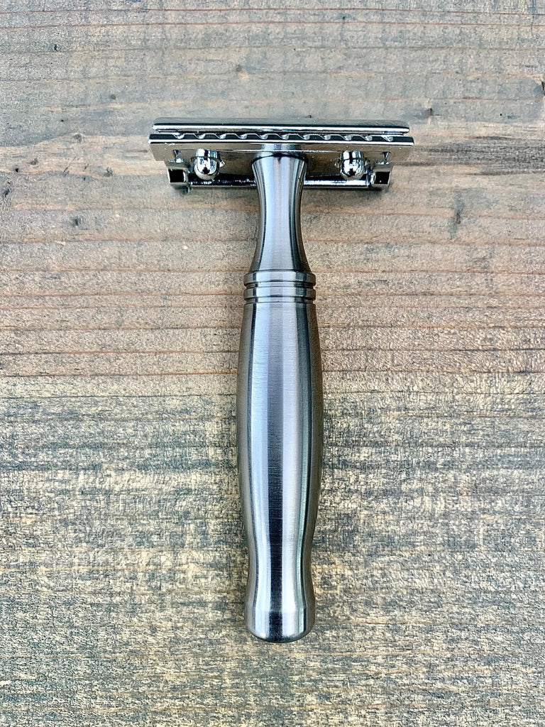 Value Pack: Safety Razor + 50 More Blades — Western Razor Co